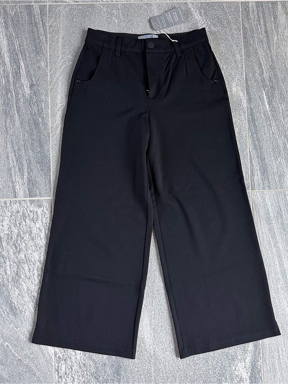 NWT Wit & Wisdom Absolution Whitney Skyrise Black Wide Leg Dress Pant Pockets 4P - Picture 8 of 16